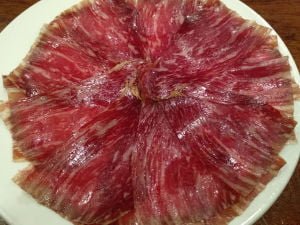 Tabla de jamón ibérico